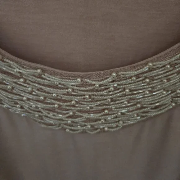 Ricki's Medium Bejeweled Ruched Blouse (18" ptp) - Picture 3 of 7